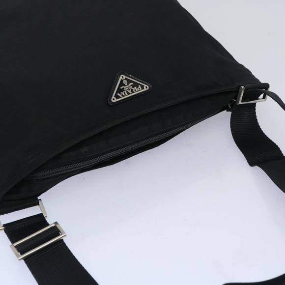 PRADA Shoulder Bag Nylon Black Auth 66003 - Picture 6 of 16